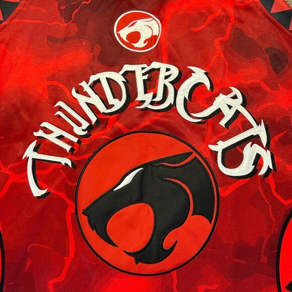 Thundercats Basketball Jersey Men's XL Red Lightning Headgear Classics NEW - Picture 2 of 13
